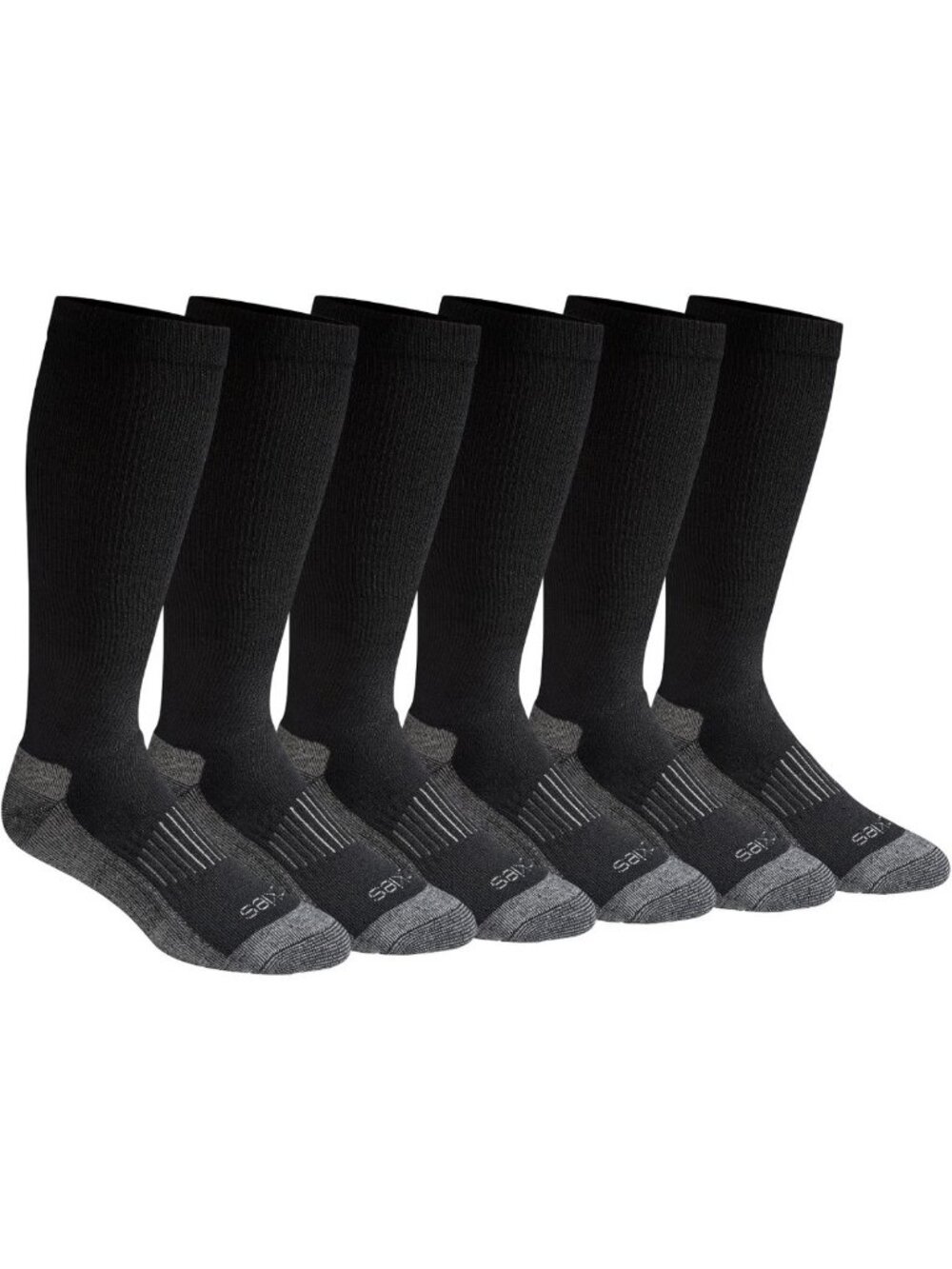 Men's Light Compression Over-The-Calf Socks - Comfort Fit, M-XXL, 2 or 4 Pairs